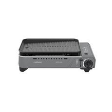 Bistro Grill Ensemble de cuisson Gaz Acier inoxydable 2000 W
