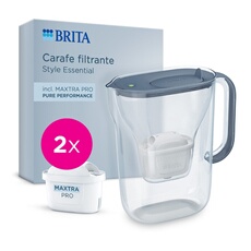 Carafe filtrante BRITA Style Essential minéral Capacité dont deau filtrée 2 filtres Maxtra Pro Pure - vue 3