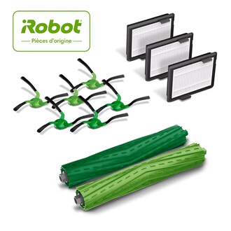 Pack De 3 Brosses Latérales Pour Roomba Séries 505/405/205/105/Essential - Compatible IRobot - Nettoyage Coins Et Bords