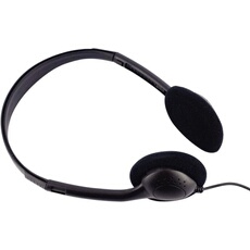 Casque stéreo jack 3,5 mm noir - noir