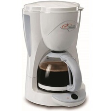 Cafetière filtre - 1000W - 10 tasses - Blanc