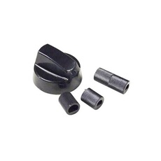 Accessoire cuisinière et plaque de cuisson Scholtes Manette Noire Universelle Four Plaque 6064783 Pour TABLE DE CUISSON