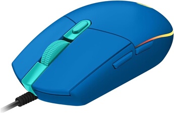 Souris de jeu G102 LIGHTSYNC - Souris - pour droitiers - optique - 6 boutons - filaire - USB - bleu