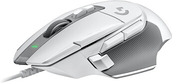 G G502 X - Souris - optique - filaire - USB - blanc