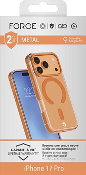 renforcée en métal MagSafe pour iPhone 17 Pro