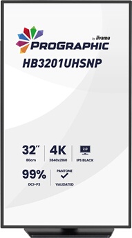 iiyama 31.5 LED ProGraphic HB3201UHSNP B1 - vue 3