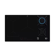 Electrolux Plaque de cuisson Mixte induction Série 800 Mixed 90 cm Kdi951723K - vue 2