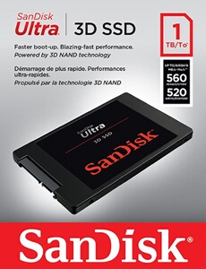 Ultra 3D SATA 2.5'' 1TB + Rescu pro