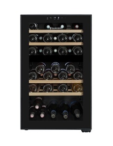 Cave a vin de mise a temperature 52 bouteilles 2 compartiments avec reglages independants