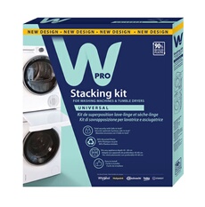 Kit de superposition universel pour lave lingeseche linge avec tablette coulissante
