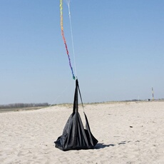 Sac d'ancrage pour cerf volant Noir taille XL