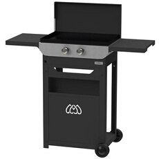 Plancha électrique Original 260 Duo + Chariot et couvercle sur charnières