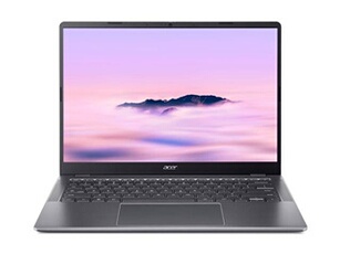Chromebook Plus 514 CBE594-3-TCO - Intel N-series - N355 / jusqu'à 3.9 GHz - Chrome OS - Intel Graphics - 8 Go RAM - 128 Go SSD cellule 3D à triple
