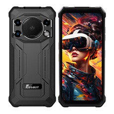 Smartphone FossiBot Smartphone F110L 6.75" HD+,12Go/128Go/1To,10000 mAh,Dual SIM 4G Noir
