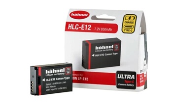 Batterie Hähnel HLC-E12 Ultra Type USB-C – Capacité 850 mAh, Pour Canon LP-E12