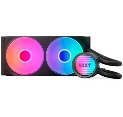 Kraken Core RGB 240mm AIO Liquid Cooler with RGB Cap & RGB Core Fan RL KR24C B1 - vue 6