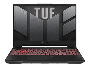 TUF Gaming A17 TUF707NUQ-ISCHX031W - Intel Core 5 - 210H / jusqu'à 4.8 GHz - Win 11 Home - GF RTX 4050 - 16 Go RAM - 512 Go SSD NVMe - 17.3" 1920 x