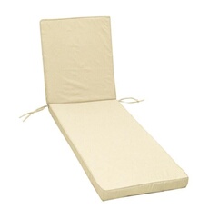 JARDIN PRIVE Coussin bain de soleil MONTE CARLO - 185 x 55 x 6 cm - Ivoire