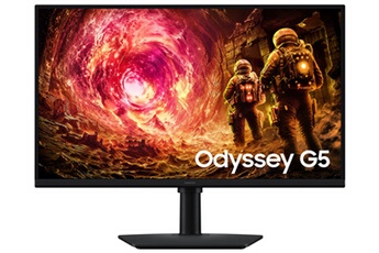 Samsung Odyssey G5 S32FG506EU G50F Series écran LED jeux 32 2560 x 1440 QHD @ 180 Hz Fast IPS 300 cdm² 1000:1 HDR10 1 ms HDMI DisplayPort - vue 2