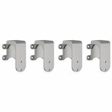Supports de dérivation pour portes de grange 4 pcs rails plats 4009761