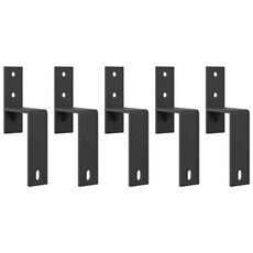 Supports de dérivation pour portes de grange 5 pcs rails plats 4009760