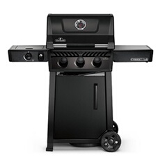 Barbecue à gaz Freestyle 365 + Réchaud latéral - Noir