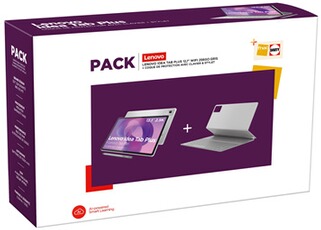 Tablette tactile Lenovo Pack Idea Tab Plus 12,1" 256 Go Gris + Coque de protection avec clavier et stylet