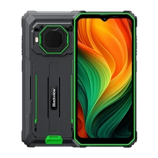 Smartphone Blackview Smartphone BV6200 Plus, Android 15, 6.56",24Go/128Go/2To,11000 mAh/18W Charge rapide,Dual SIM 4G, NFC, Vert