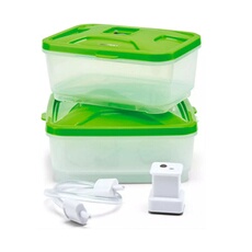 Lot de 2 boîtes pour appareils sous vide vacupack XA258010