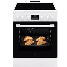 Acheter Cuisinière vitrocéramique 58l 4 feux blanc LKR664177W Très bon état - 399,00 € Cuisinière vitrocéramique 58l 4 feux blanc LKR664177W Très bon état - Electrolux reconditionné disponible sur Darty
