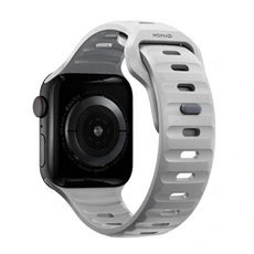 Apple watch Nomad Sport Band - Bracelet de montre pour montre intelligente - 150 - 200 mm - gris lunaire - pour Apple Watch Hermès Series 9, SE 3, Series 10, Series