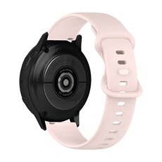 Accessoires bracelet et montre connectée Avizar Bracelet pour Samsung Galaxy Watch Active 2 40mm Silicone Lisse Rose