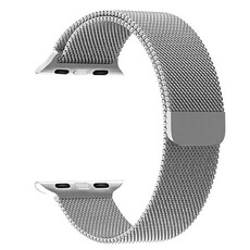 Accessoires bracelet et montre connectée Devia Bracelet pour Watch 42 / 44 / 45 / 49mm Maille Milanaise Argent