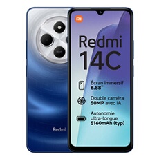 Redmi 14C 8Go 256Go Bleu Pas de NFC