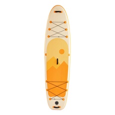 VEVOR aufblasbares Stand Up Paddle Board (353,6 x 89 x 15,2 cm) Paddleboard, Komplettset inkl. Pumpe Paddel Finne Rucksack, Knöchelleine Gurt, rutschfestes Deck für Jugendliche und Erwachsene