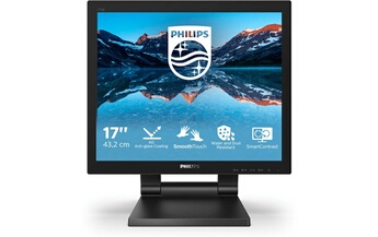 B Line 172B9TL - Ecran LED - 17" - écran tactile - 1280 x 1024 SXGA @ 60 Hz - TN - 250 cd/m² - 1000:1 - 1 ms - HDMI, DVI-D, VGA, DisplayPort -