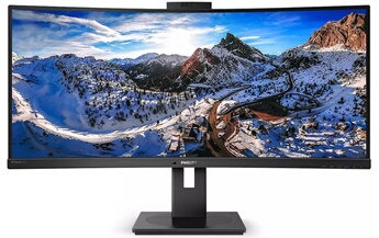 34B1U5600CH - 5000 Series - écran LED - incurvé - 34" - 3440 x 1440 WQHD @ 120 Hz - VA - 350 cd/m² - 3000:1 - 4 ms - HDMI, DisplayPort, USB-C -