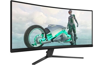 Evnia 3000 34M2C3500L - Ecran LED - jeux - incurvé - 34" - 3440 x 1440 WQHD @ 180 Hz - Fast VA - 300 cd/m² - 4000:1 - HDR10 - 1 ms - 2xHDMI,