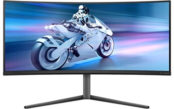 Ecran plat Evnia 34M2C6500/00 - 86,4 cm (34') Wide Quad HD QDOLED Gris