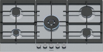Table de cuisson gaz 90cm 5 feux EC9A5RI90 SIEMENS - vue 4