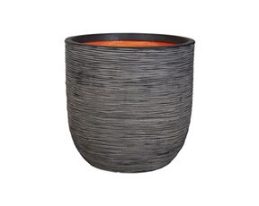 Pot de fleur boule - EUROPE - RIB NL - 35 x 34 cm - Anthracite