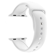 Montre connectée Phonillico Bracelet compatible apple watch 42mm 44mm 45mm 49mm Serie 8 7 6 5 4 3 2 1 SE Ultra- Taille S - Silicone Bleu foncé Souple remplacement bracelet