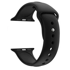 Montre connectée Phonillico Bracelet compatible apple watch 38mm 40mm 41mm Serie 8 7 6 5 4 3 2 1 SE - Taille L - Silicone Rose Souple remplacement bracelet montre connectée®
