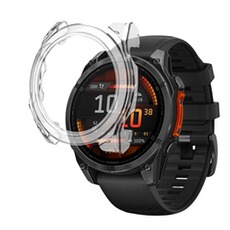 Accessoires bracelet et montre connectée Phonillico Coque compatible Garmin Fenix 8 47mm - Protection rigide étui transparent écran verre trempé®