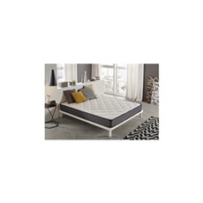 Matelas mousse 90x190 cm accueil souple soutien moelleux epaisseur 21 cm 1 zones