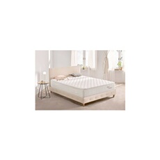 Matelas ressort 90x190 cm accueil progressif soutien mi ferme epaisseur 30 cm 7 zones