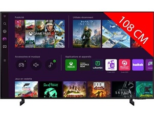 Tv led 4k 43 pouces crystal uhd hdr smart tv tizen bluetooth l.96.6 h.62.4 p.18.8 cm tu43cu8505k -