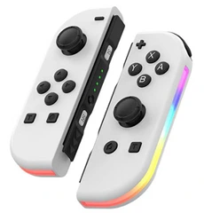 Manette GENERIQUE CarlyleMofan01 Manette pour Switch Sans Fil Bluetooth Contrôleurs Gamepad (Contrôleur non Officiel) - Blanc