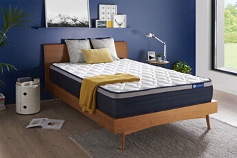 matelas Ressorts ensachés+Mémoire de forme ACTIFLEX MAX 200x200 cm Maxi épaisseur 7zones de confort