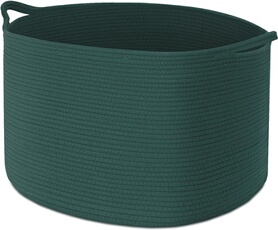 Panier à linge XXXL en coton Vert pliable